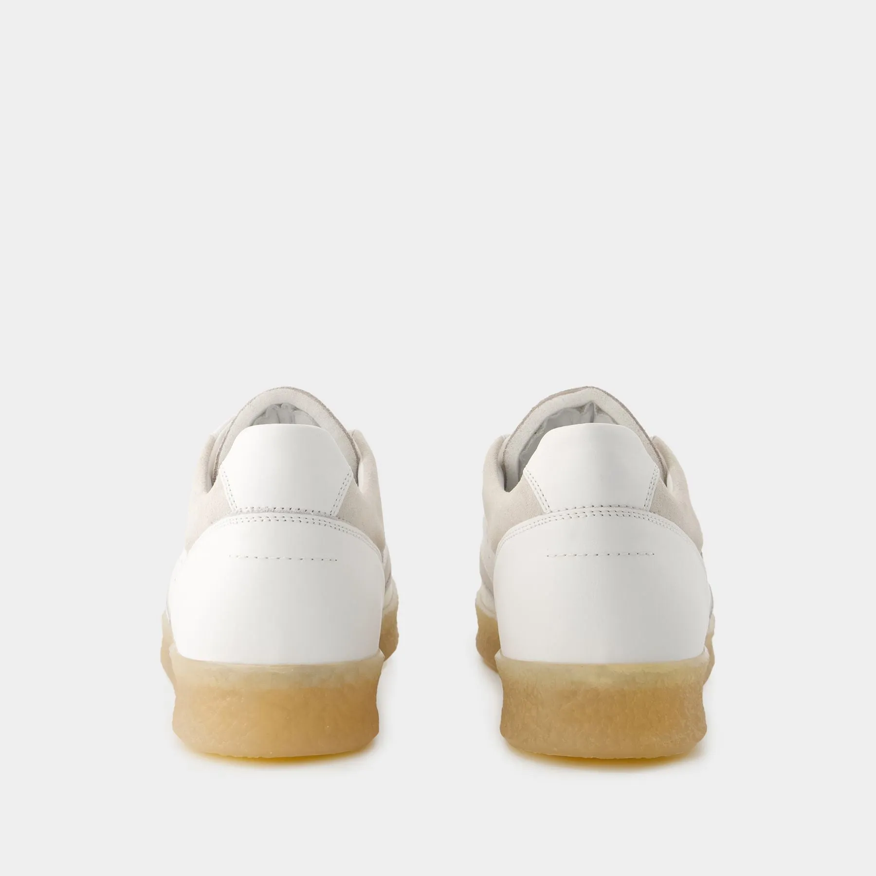 Sneakers 6 Court - MM6 Maison Margiela - Cuir - Blanc
