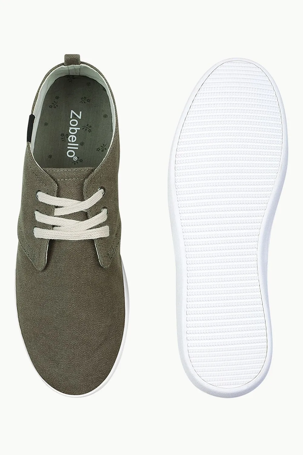 Solid Lace Up Plimsolls