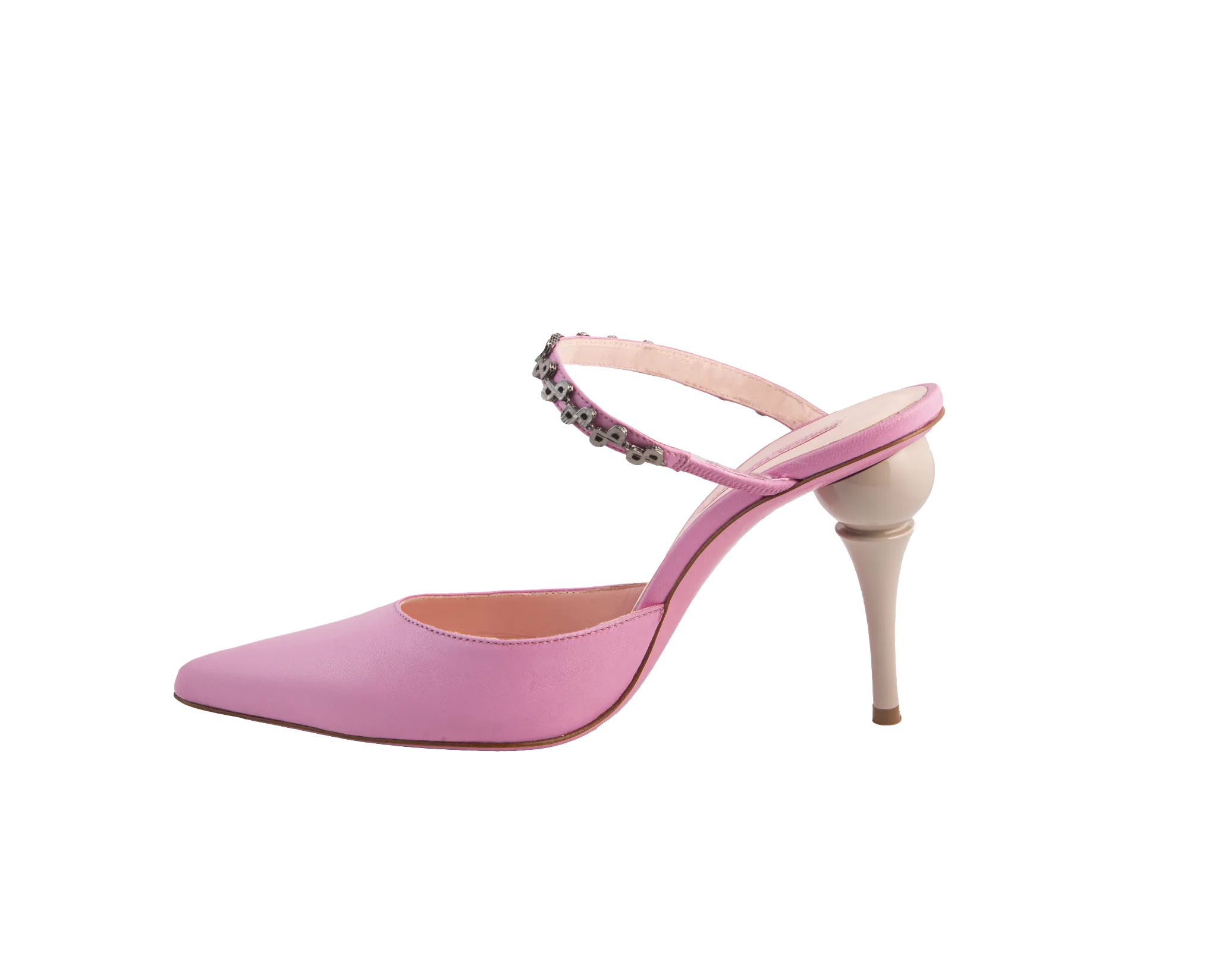 SORAYA MULES Pink Nappa