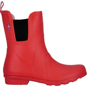 Suburbs W Rubber Boot - Haute Red (D)