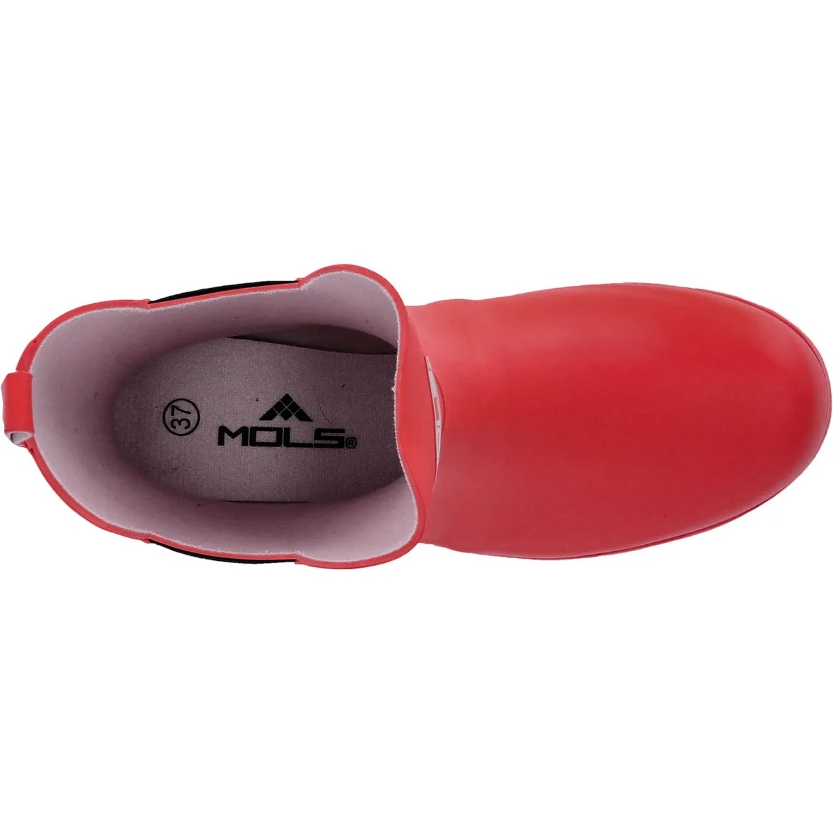 Suburbs W Rubber Boot - Haute Red (D)