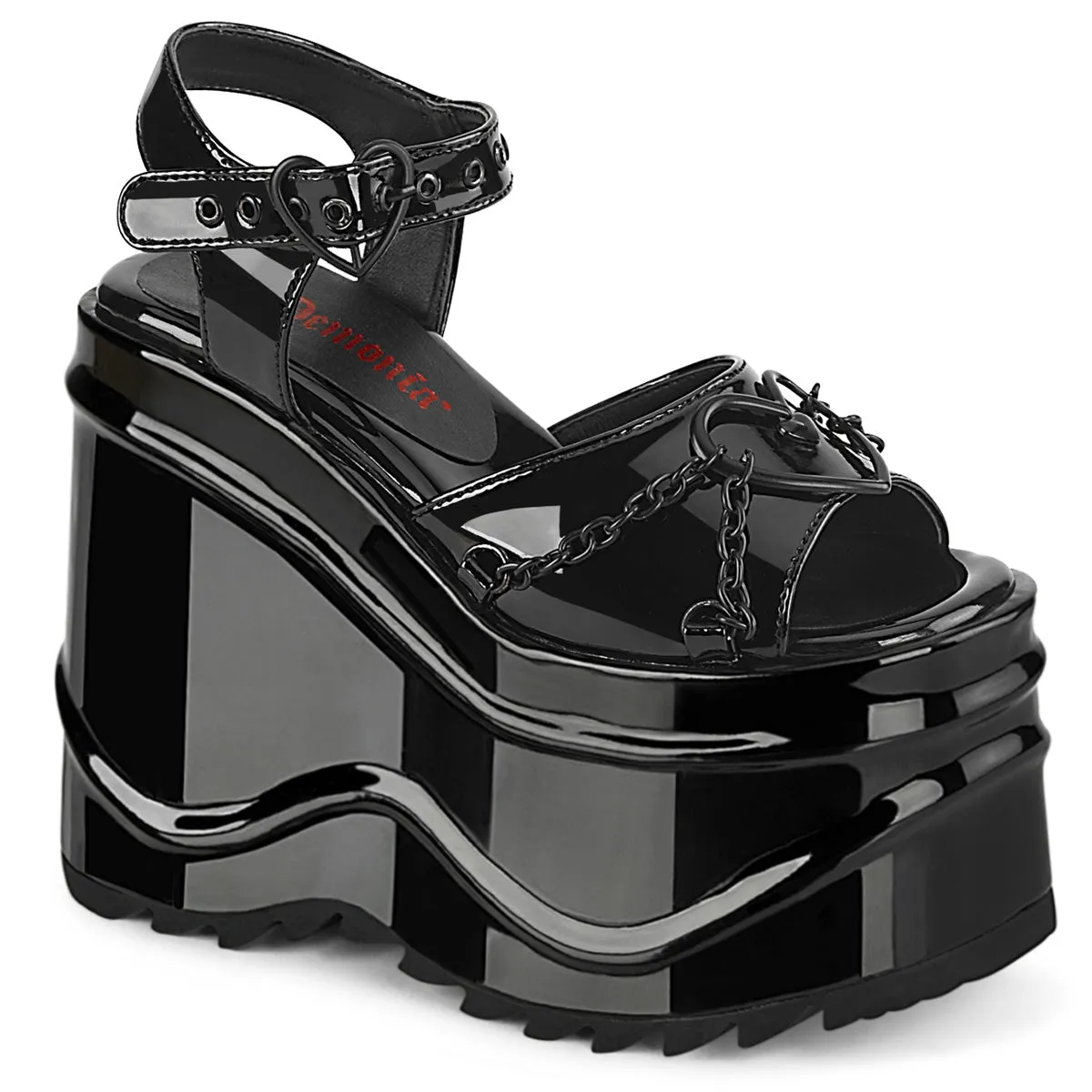 WAVE-09 Demoniacult Alternative Footwear Women's Platform Sandals