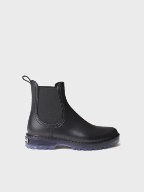 Women's Chelsea-style Waterproof Ankle boot in Black - CONEY