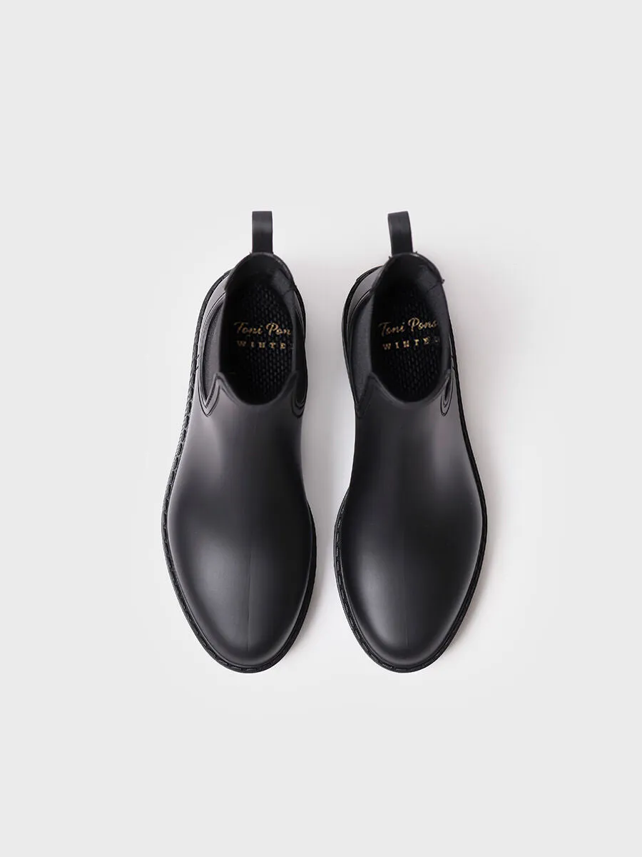 Women's Chelsea-style Waterproof Ankle boot in Black - CONEY